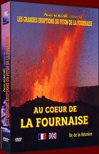 DVD sur le volcan du Piton de La Fournaise